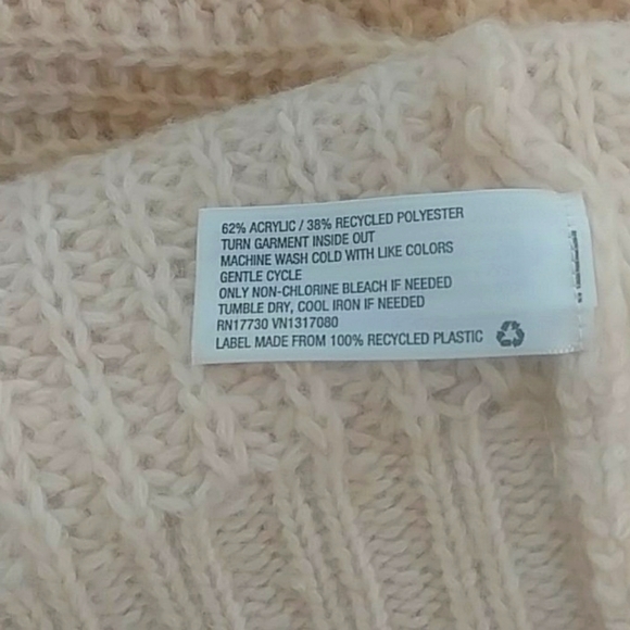 Ava & Viv Open Neck Textured Cardigan Blush Pink - Picture 3 of 5